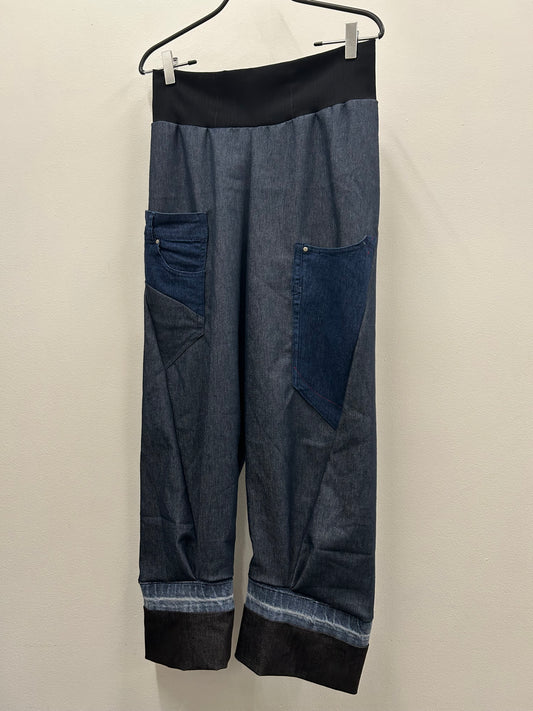 Alex Pants Denim Re-purposed