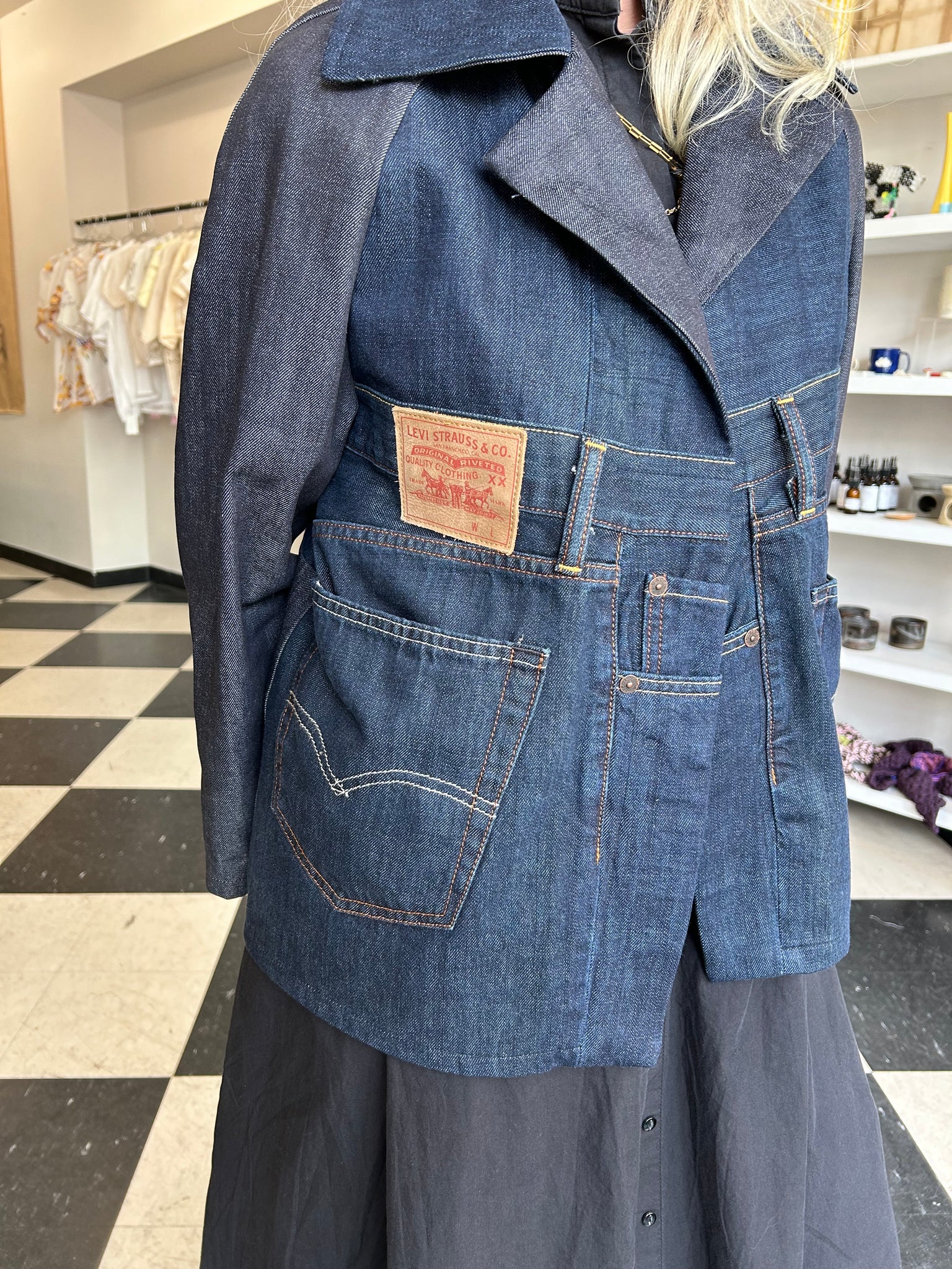 Paloma Jacket Denim re-worked