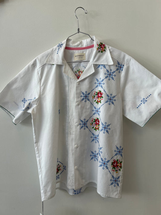 Fergie Shirt Blue Rose