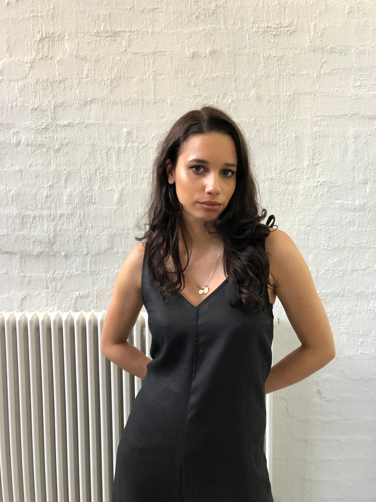 Black linen jumpsuit australia online